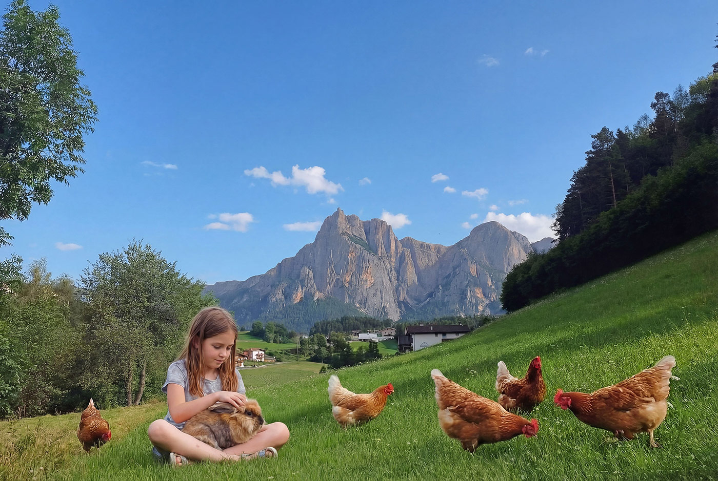 Familienurlaub Bauernhof Seiser Alm