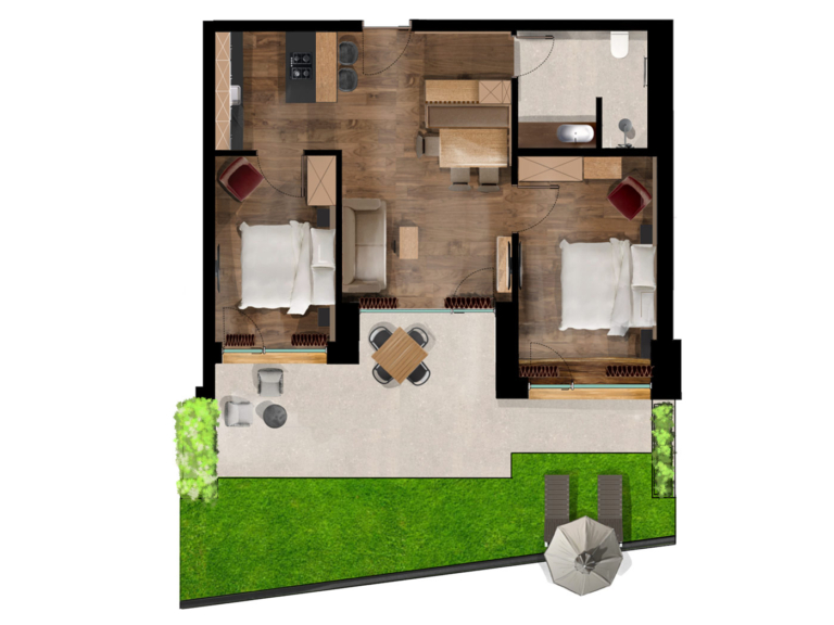 Grundriss Lodge Terra